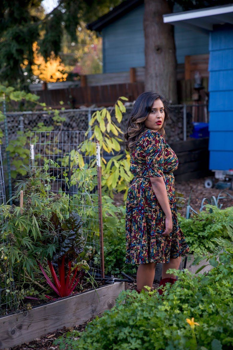 Standing in the garden at my first home