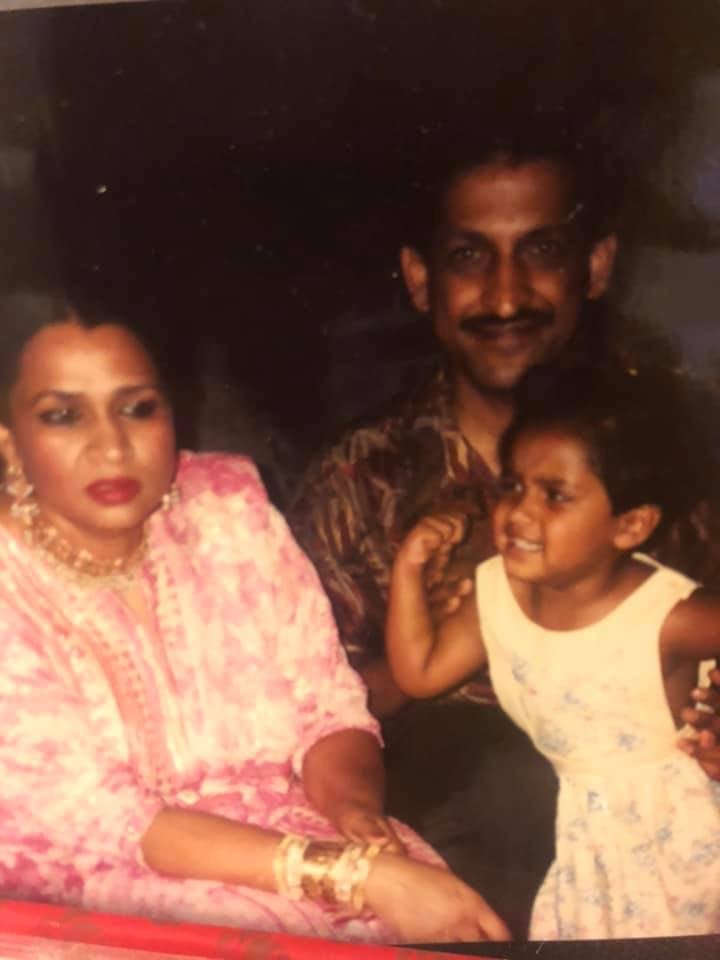 My parents with me as a child